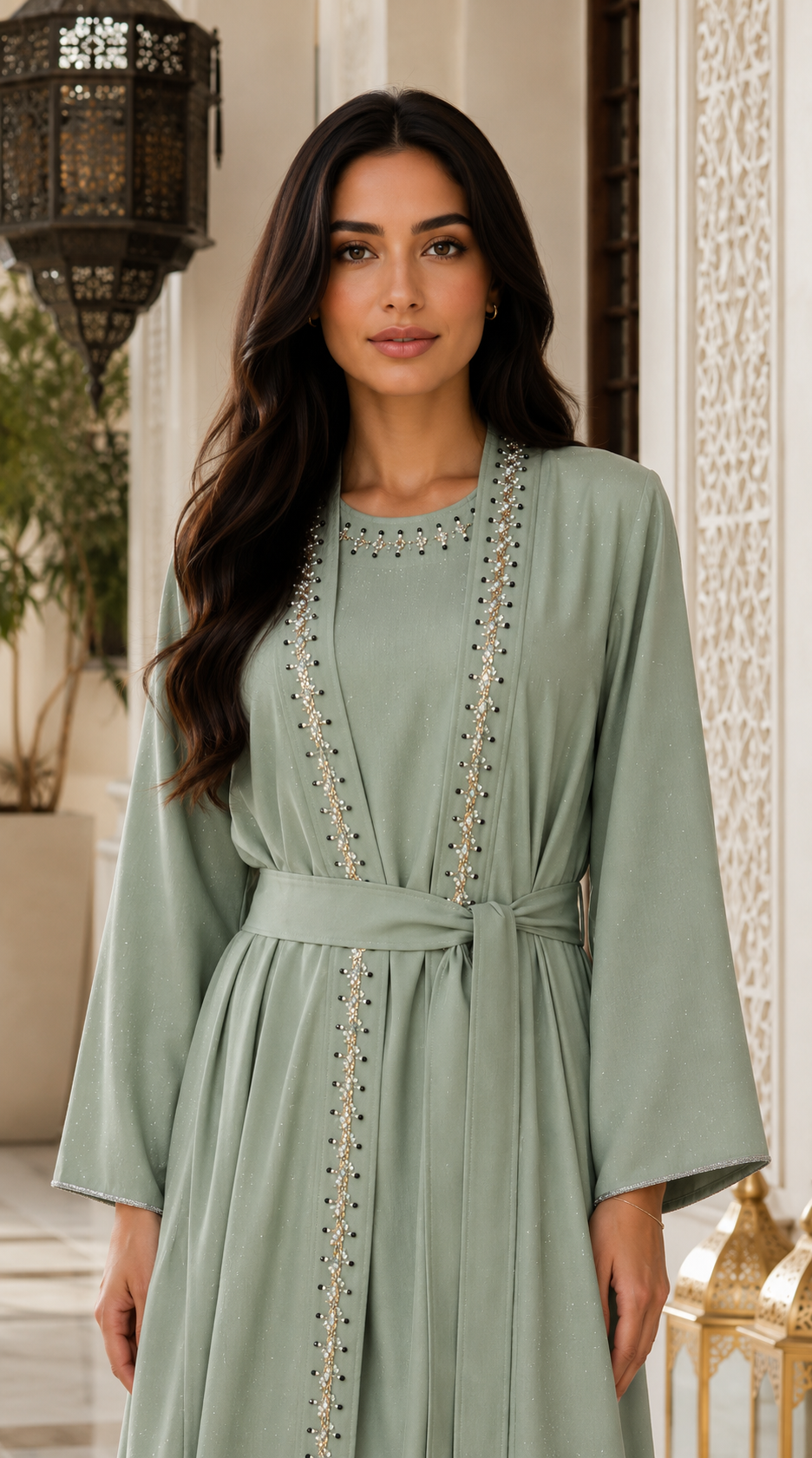 Iris Abaya Set