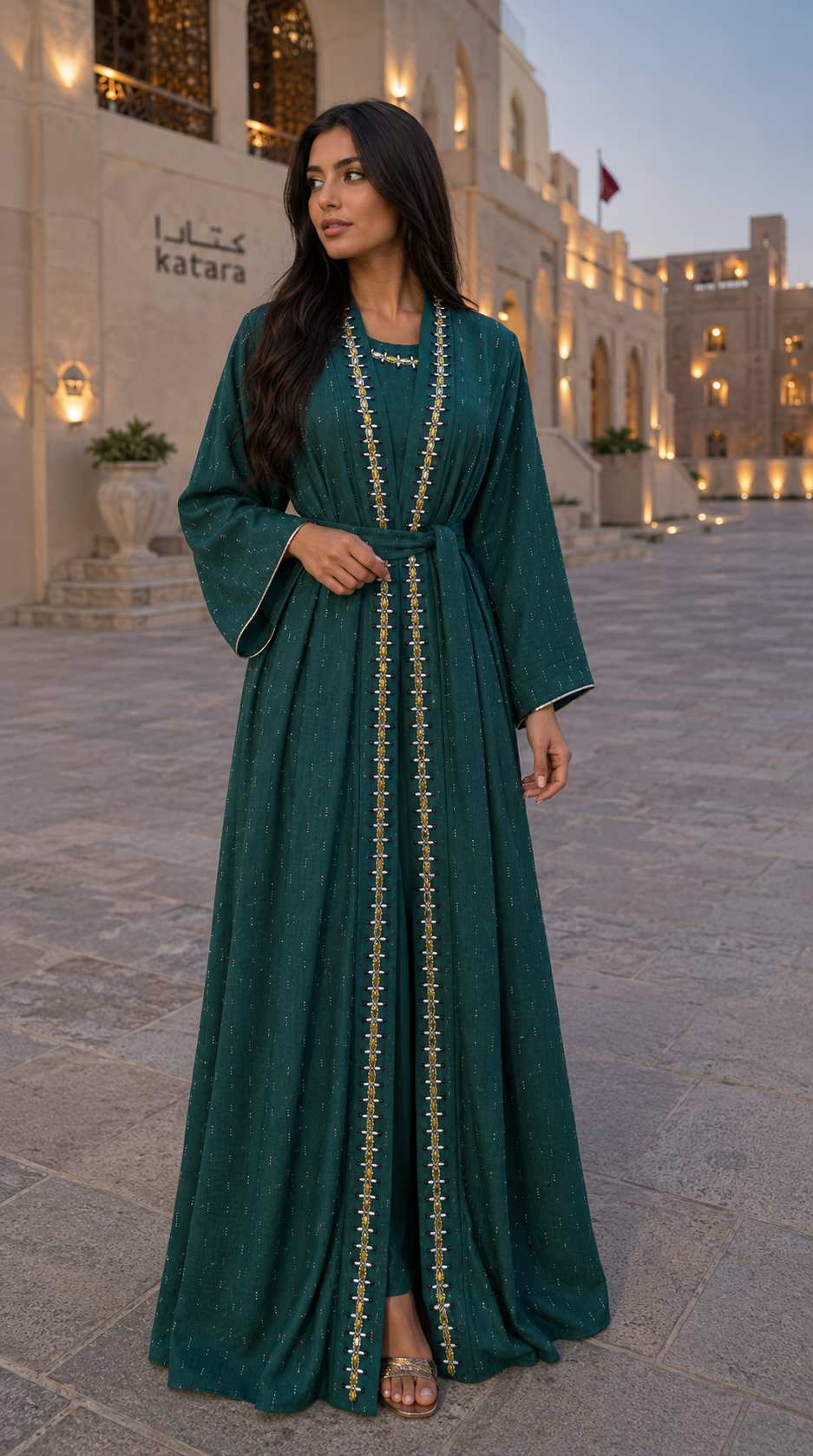 Iris Abaya Set