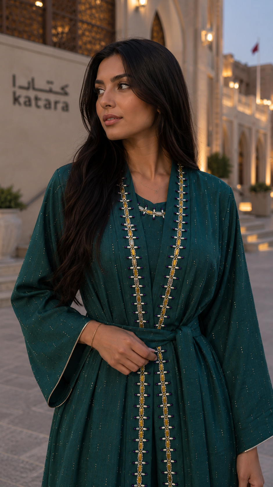 Iris Abaya Set