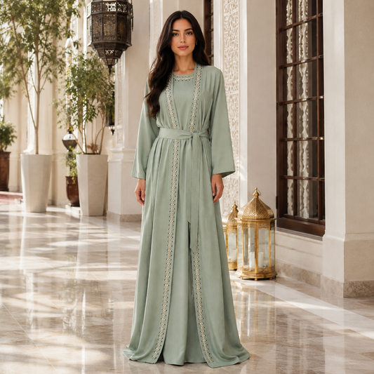 Iris Abaya Set