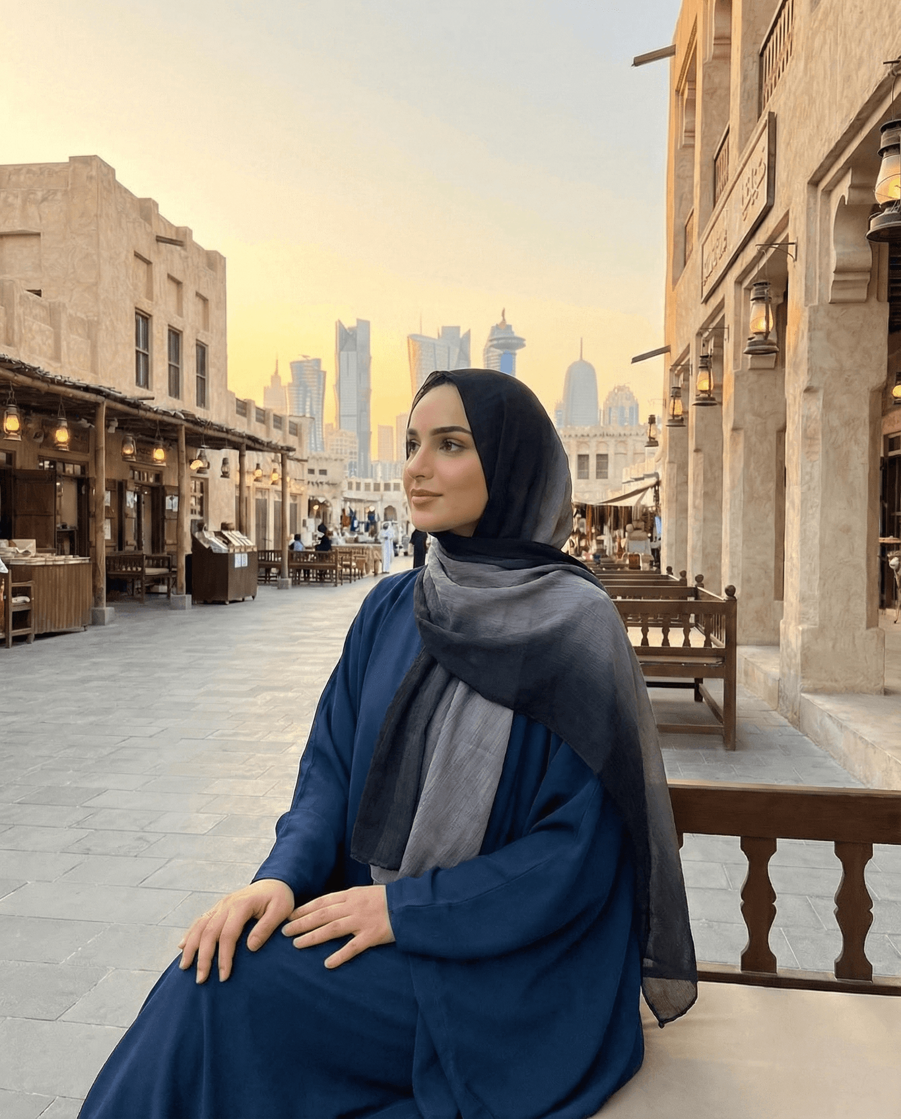 Hijab Thailandi Ombre