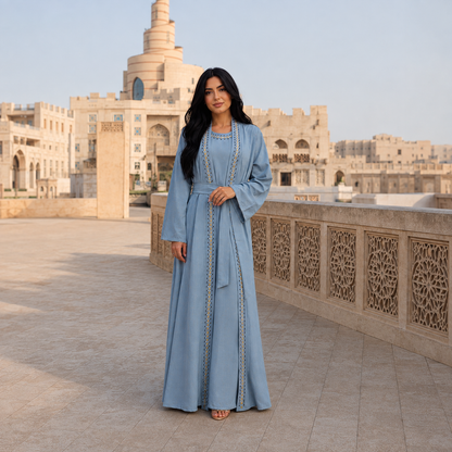 Iris Abaya Set