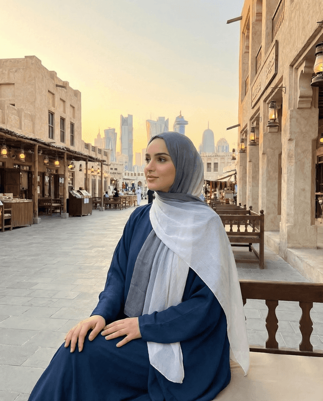 Hijab Thailandi Ombre