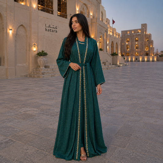 Iris Abaya Set